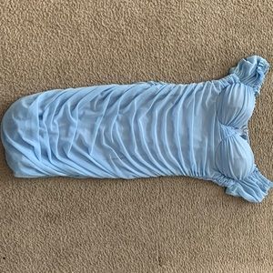 Basically new only worn once soft blue woman’s homecoming/spring dance dress!